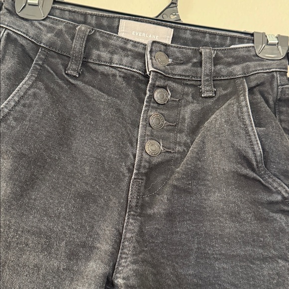 Everlane black The Wide Leg Jeans 24 ankle - Picture 4 of 6